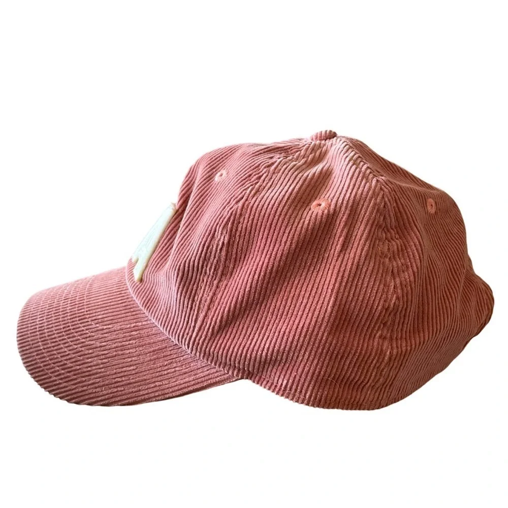 American Needle Pink Corduroy LA Baseball Hat